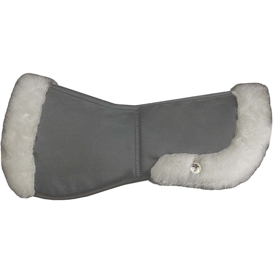 Custom Dressage Sheepskin Shimmable Half Pad