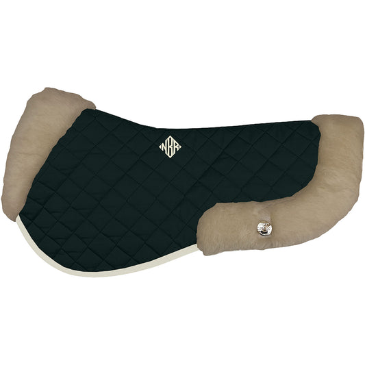 Custom Jump Sheepskin Quilted Half Pad