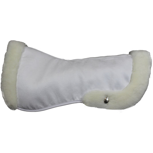 Demi-coussin de dressage en mousse à mémoire de forme et peau de mouton